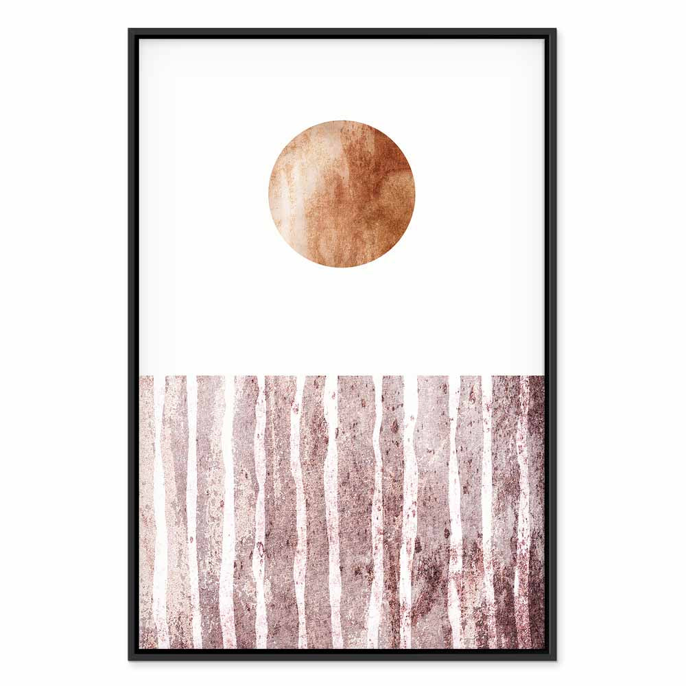 Abstract Texture Harmony Canvas Print