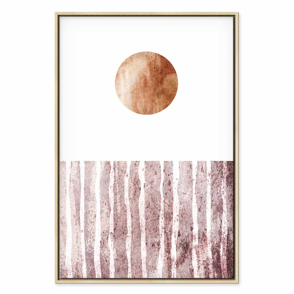 Abstract Texture Harmony Canvas Print