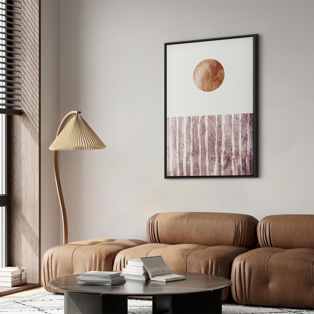 Abstract Texture Harmony Canvas Print