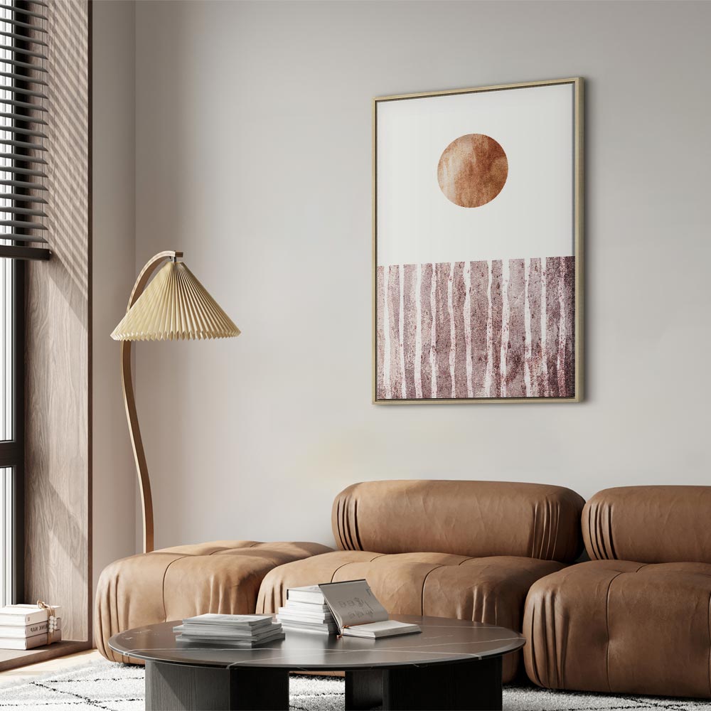 Abstract Texture Harmony Canvas Print