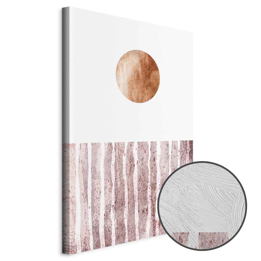 Abstract Texture Harmony Canvas Print