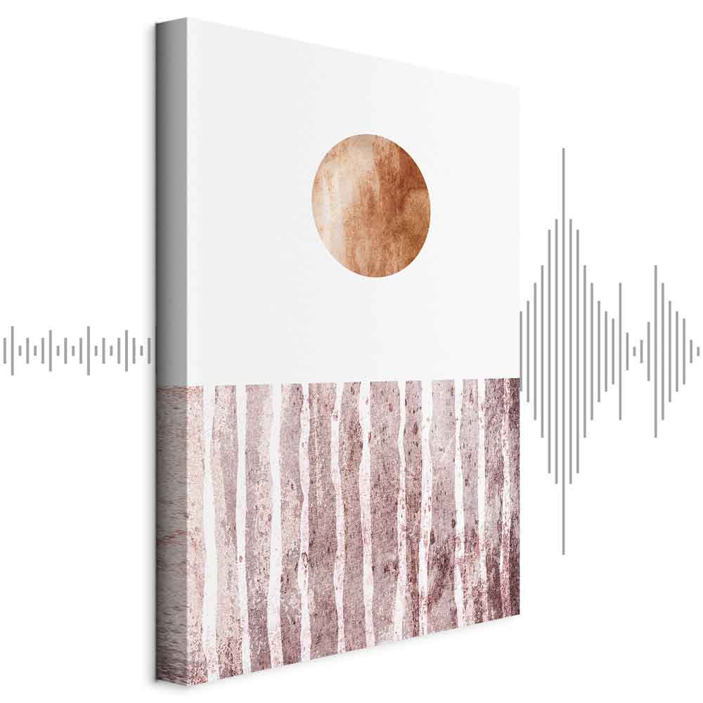 Abstract Texture Harmony Canvas Print