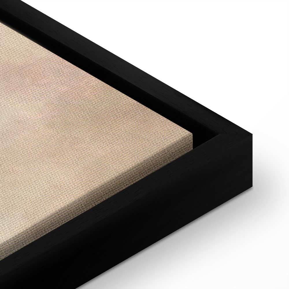 Abstract Tide Waves Vertical Canvas Print