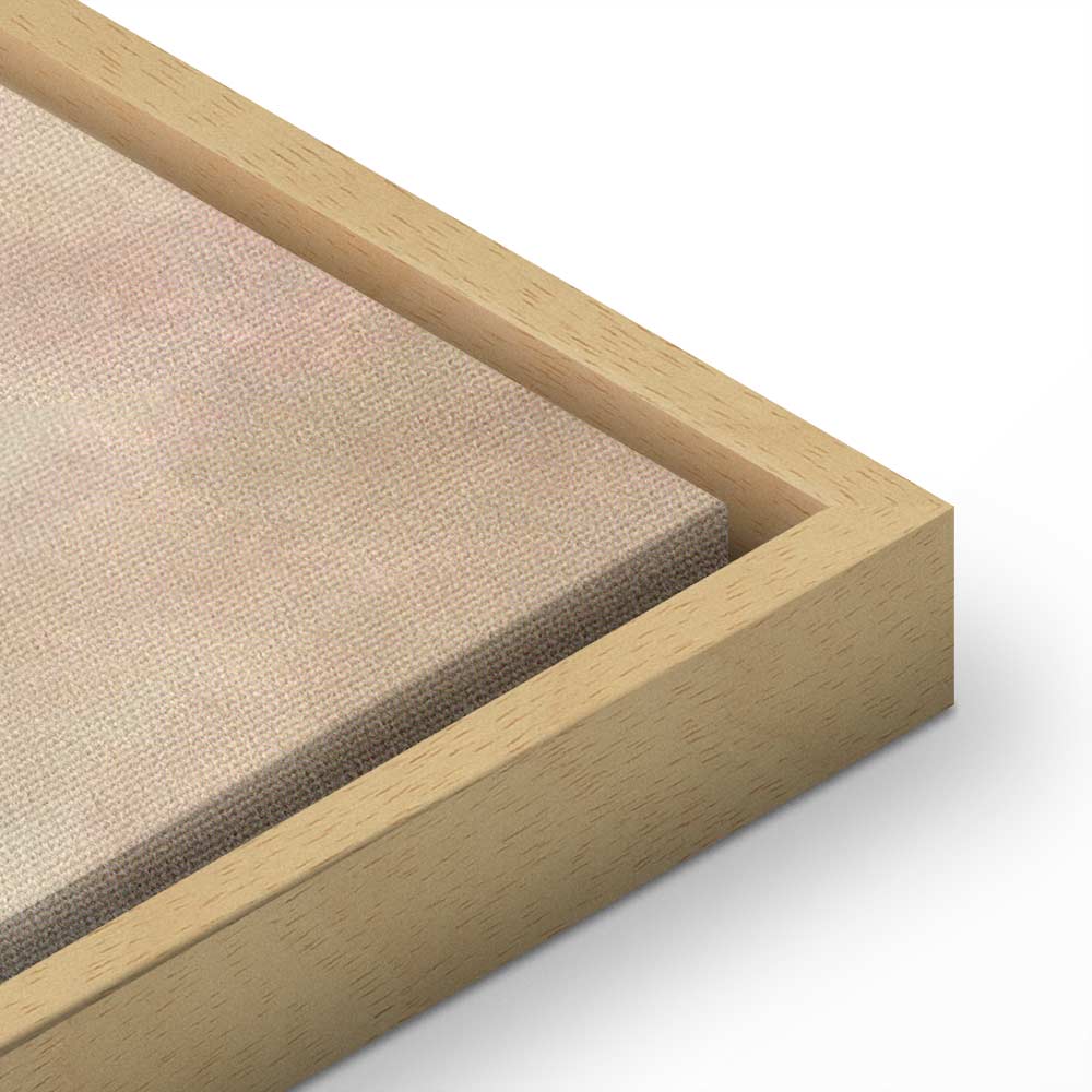 Abstract Tide Waves Vertical Canvas Print