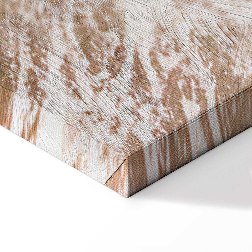 Abstract Tide Waves Vertical Canvas Print