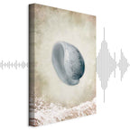 Abstract Tide Waves Vertical Canvas Print