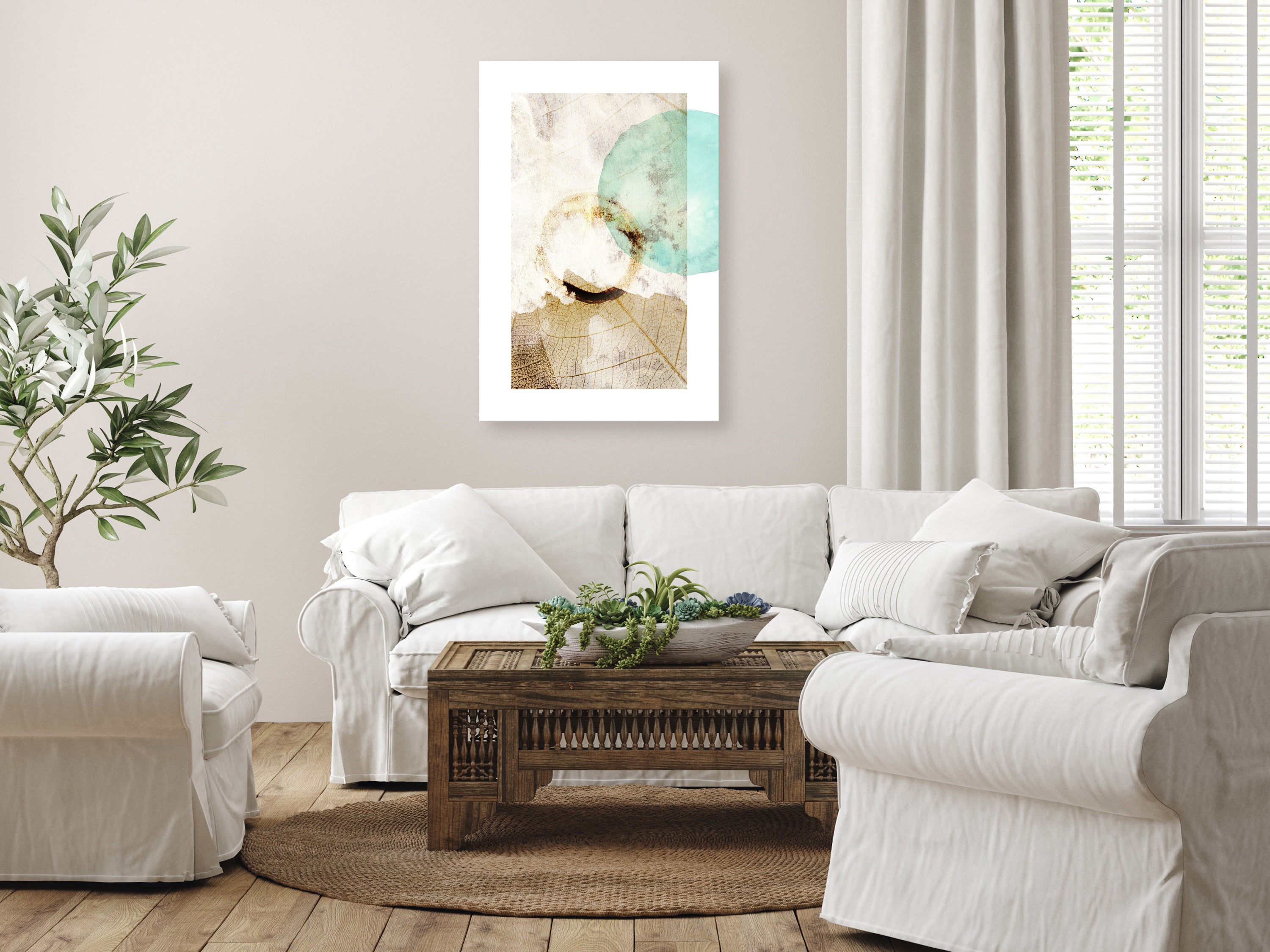 Canvas Print Featuring Abstract Design for Modern Decor