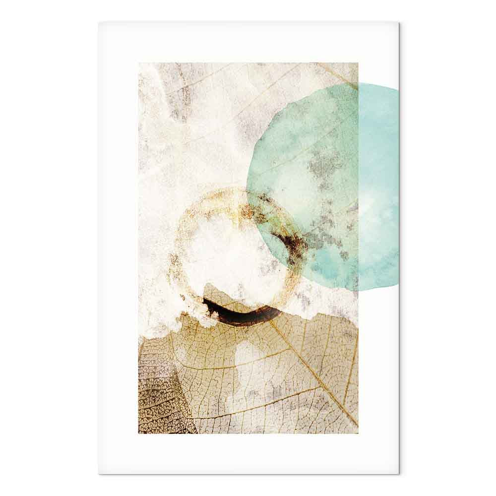 Abstract Texture Growth Vertical Canvas Print