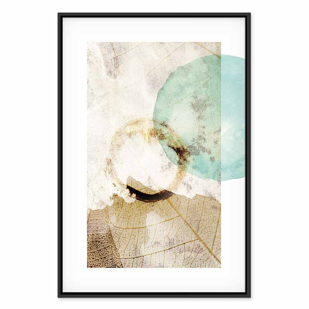 Abstract Texture Growth Vertical Canvas Print