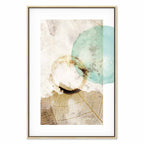 Abstract Texture Growth Vertical Canvas Print