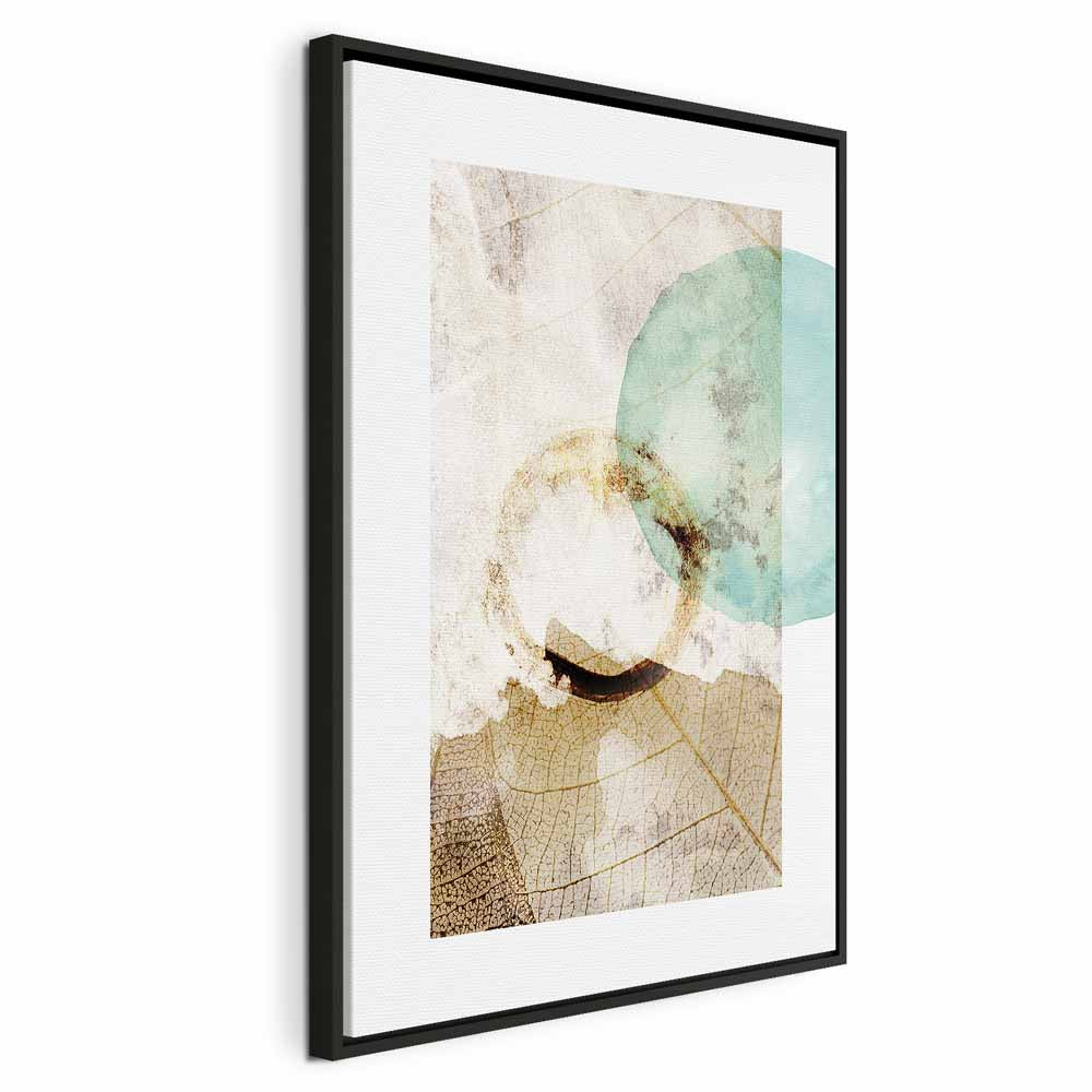 Abstract Texture Growth Vertical Canvas Print