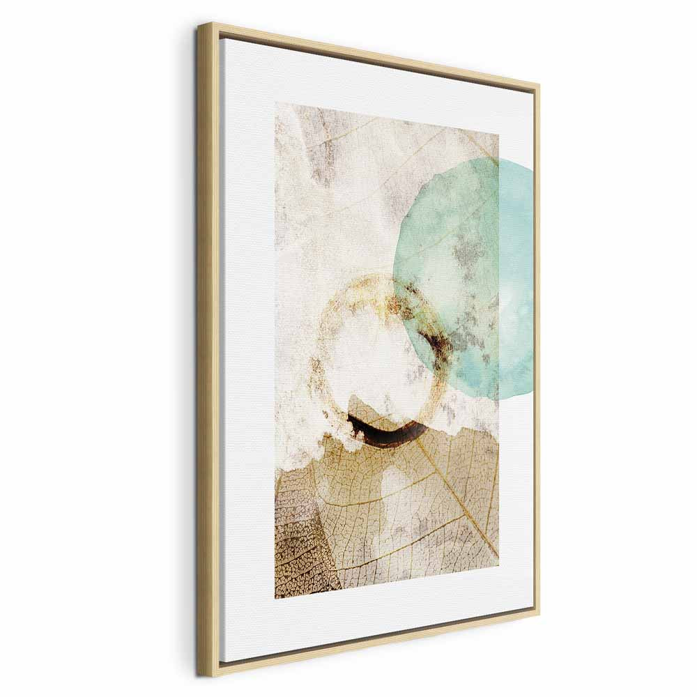Abstract Texture Growth Vertical Canvas Print
