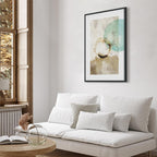 Abstract Texture Growth Vertical Canvas Print