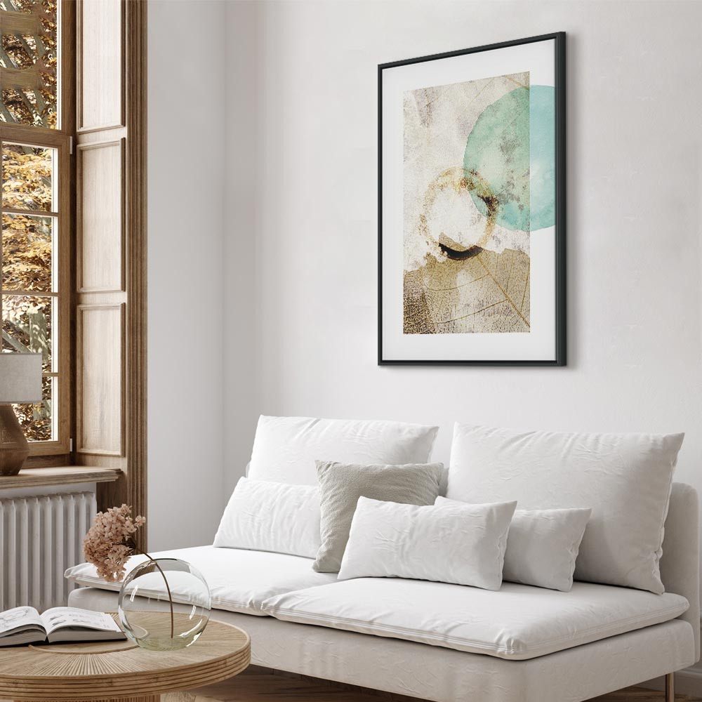 Abstract Texture Growth Vertical Canvas Print