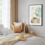 Abstract Texture Growth Vertical Canvas Print