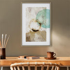 Abstract Texture Growth Vertical Canvas Print