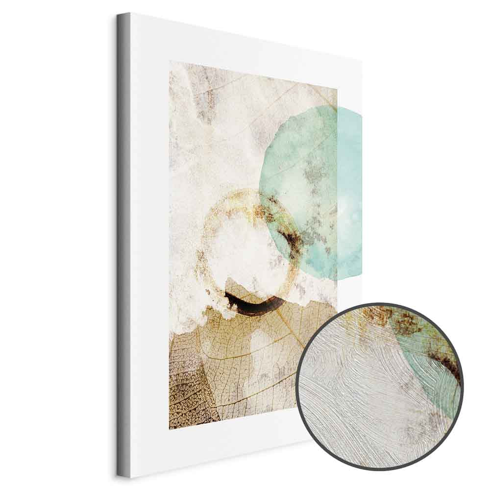 Abstract Texture Growth Vertical Canvas Print