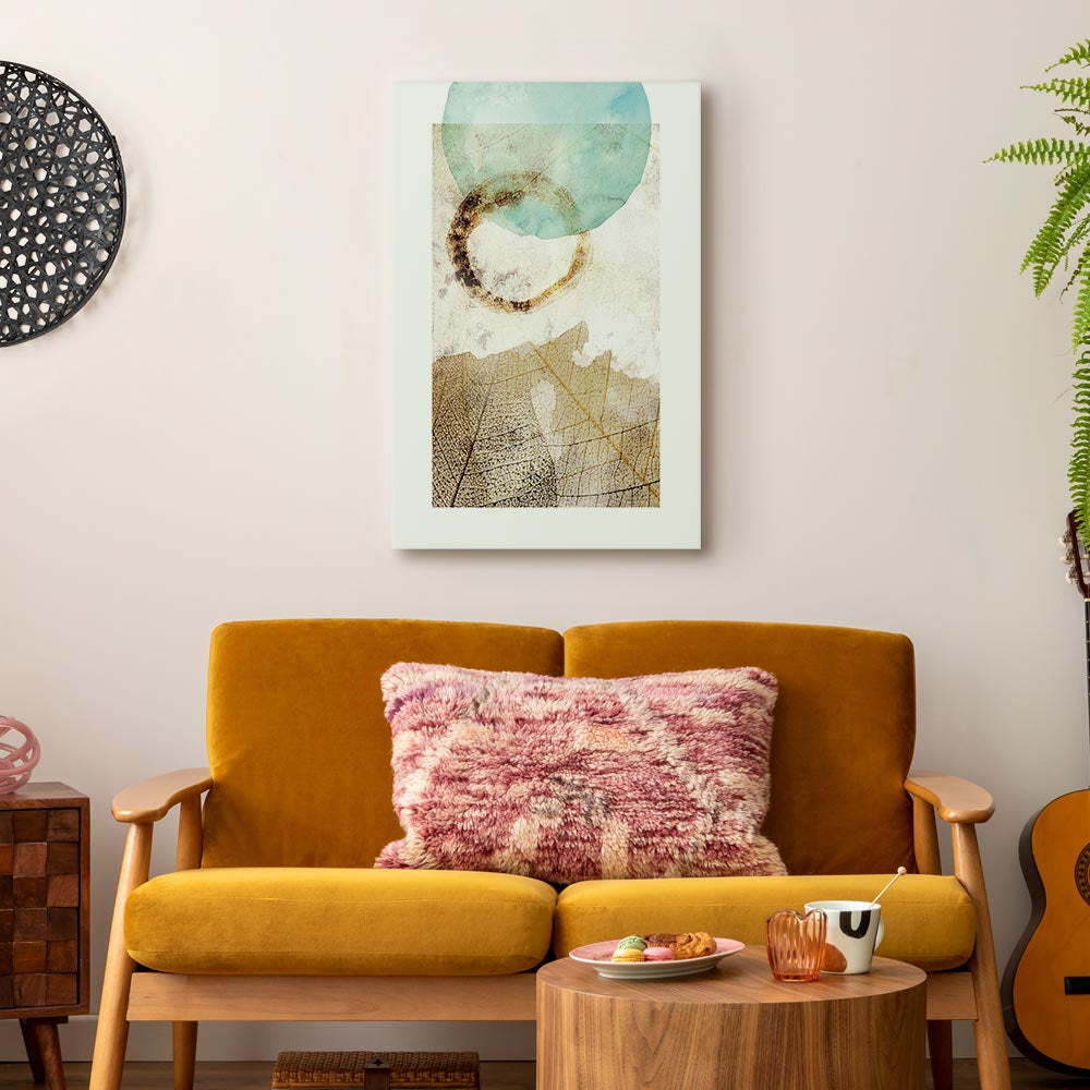 Abstract Nature Texture Vertical Canvas Print