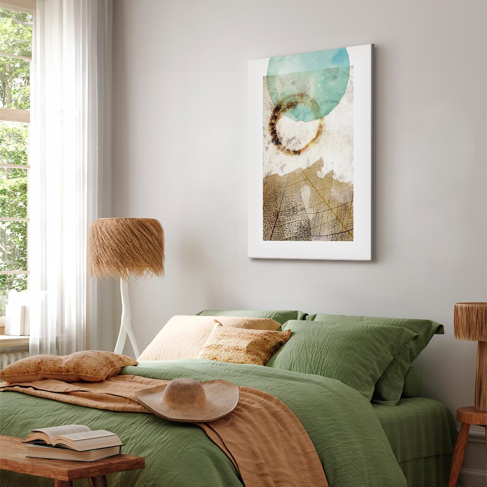 Abstract Nature Texture Vertical Canvas Print