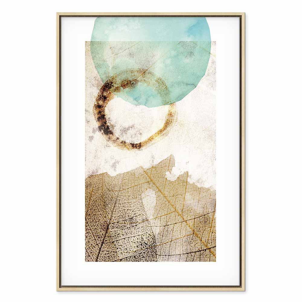 Abstract Nature Texture Vertical Canvas Print