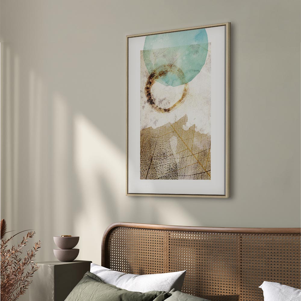 Abstract Nature Texture Vertical Canvas Print