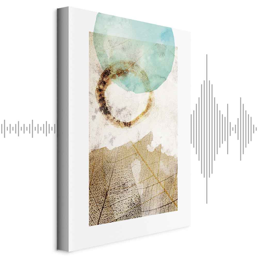 Abstract Nature Texture Vertical Canvas Print