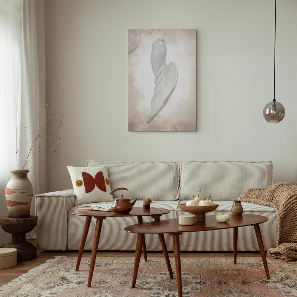 Abstract Sea High Tide Vertical Canvas Print