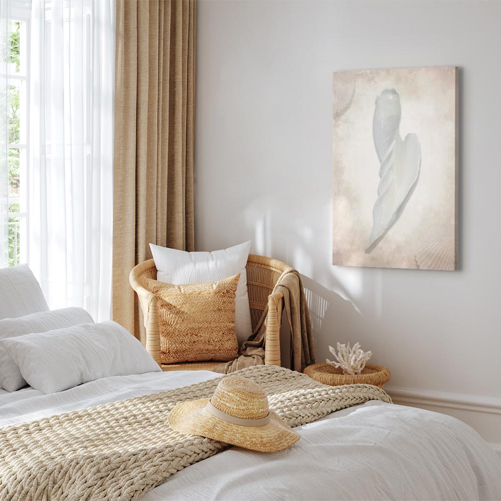 Abstract Sea High Tide Vertical Canvas Print