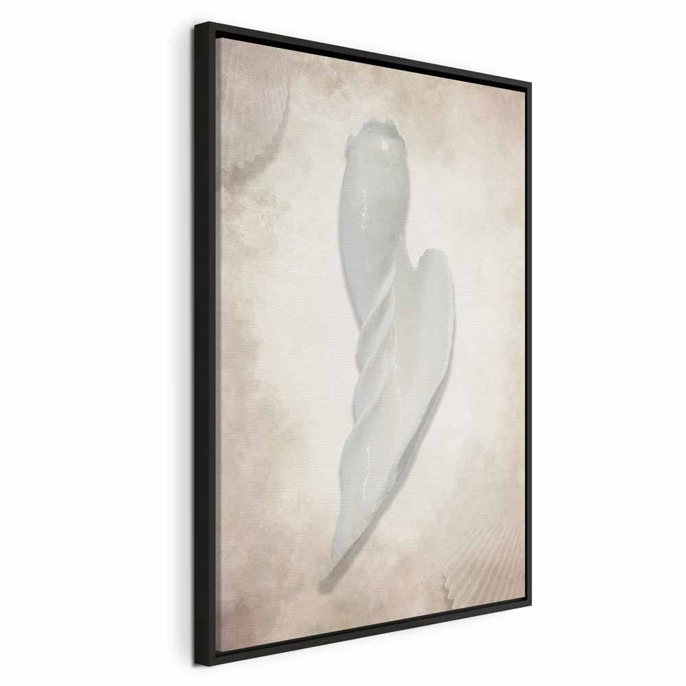 Abstract Sea High Tide Vertical Canvas Print