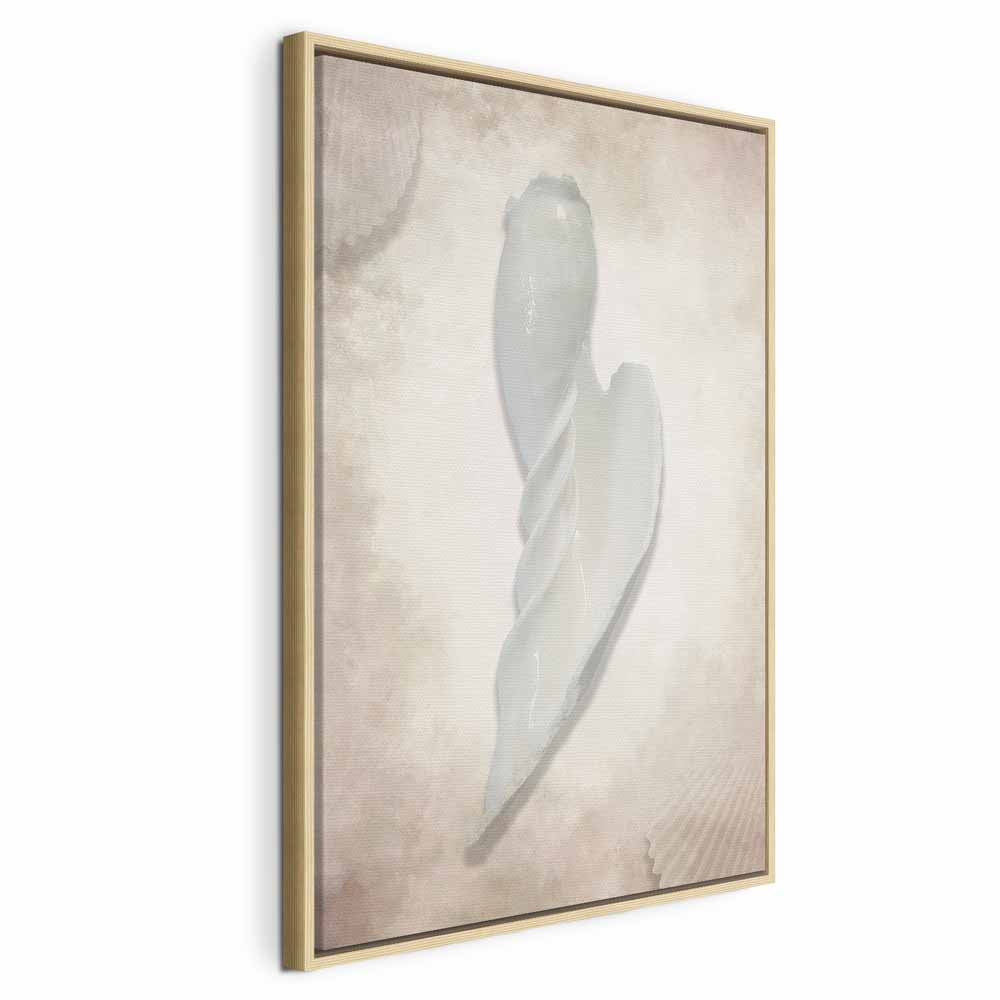 Abstract Sea High Tide Vertical Canvas Print