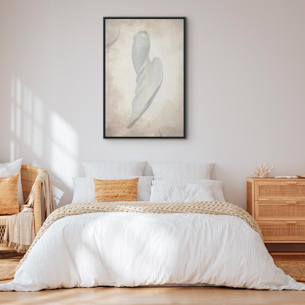 Abstract Sea High Tide Vertical Canvas Print