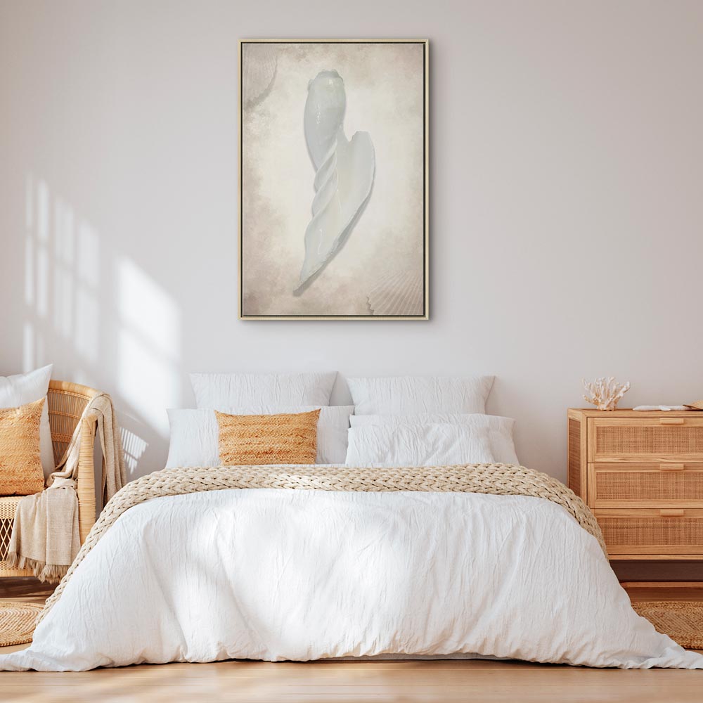 Abstract Sea High Tide Vertical Canvas Print