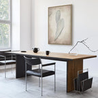 Abstract Sea High Tide Vertical Canvas Print