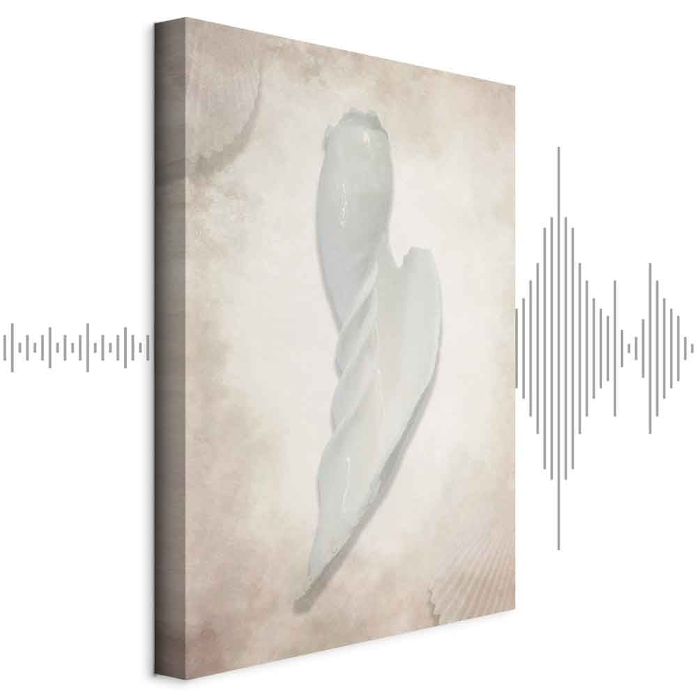 Abstract Sea High Tide Vertical Canvas Print