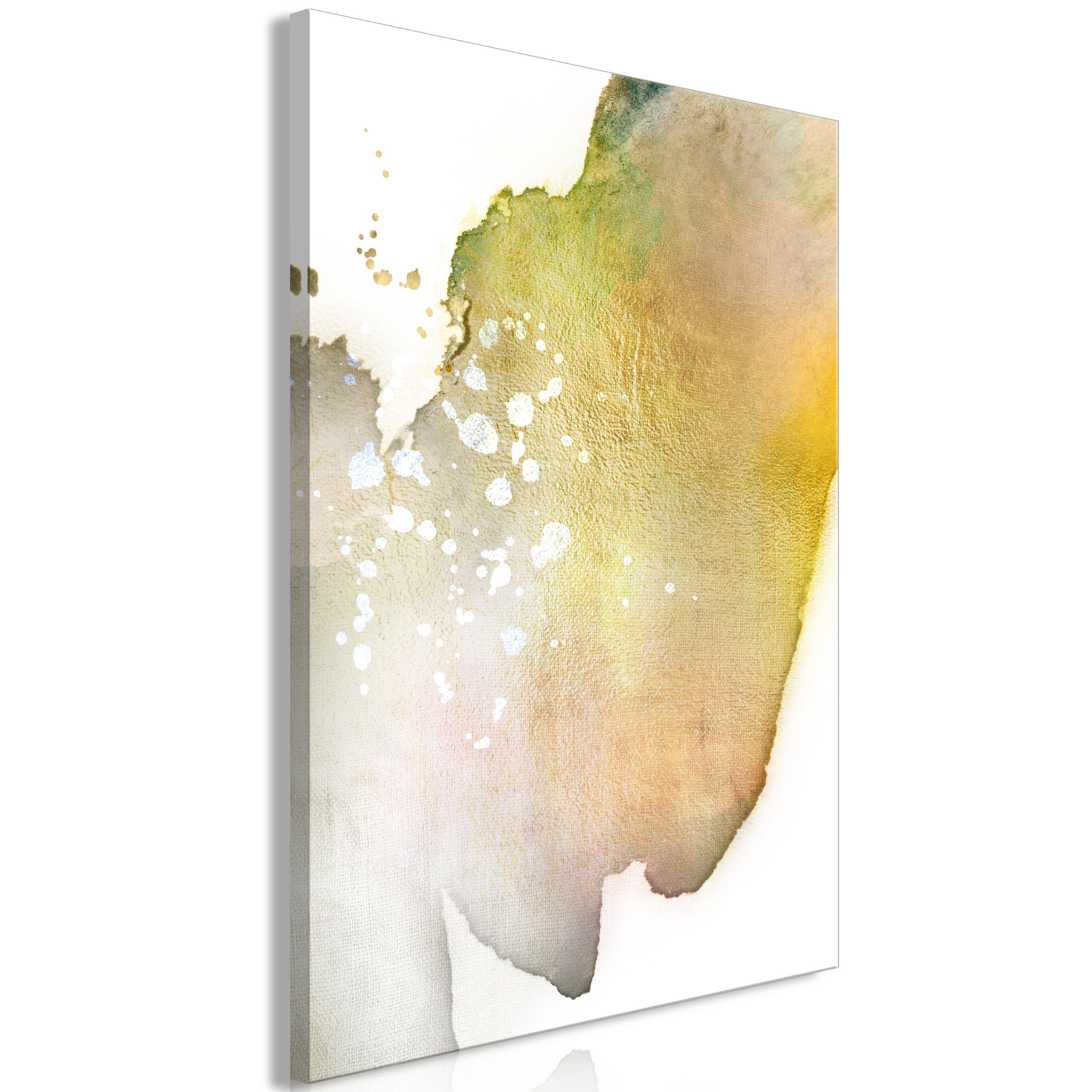 Canvas Print Featuring Golden Touch Abstract Art