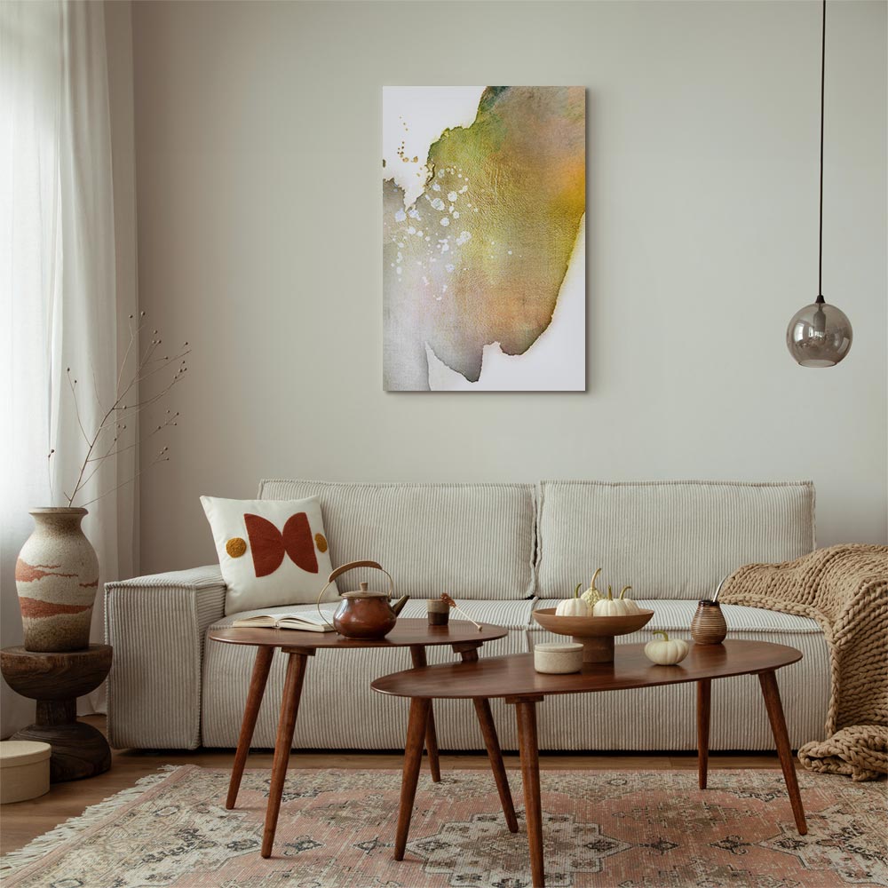 Abstract Gold Texture Canvas Print