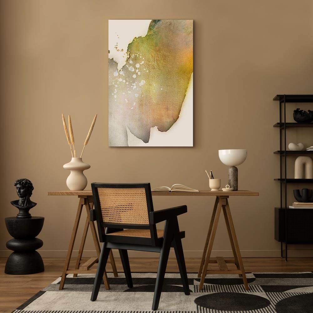 Abstract Gold Texture Canvas Print