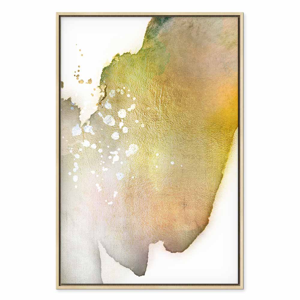 Abstract Gold Texture Canvas Print