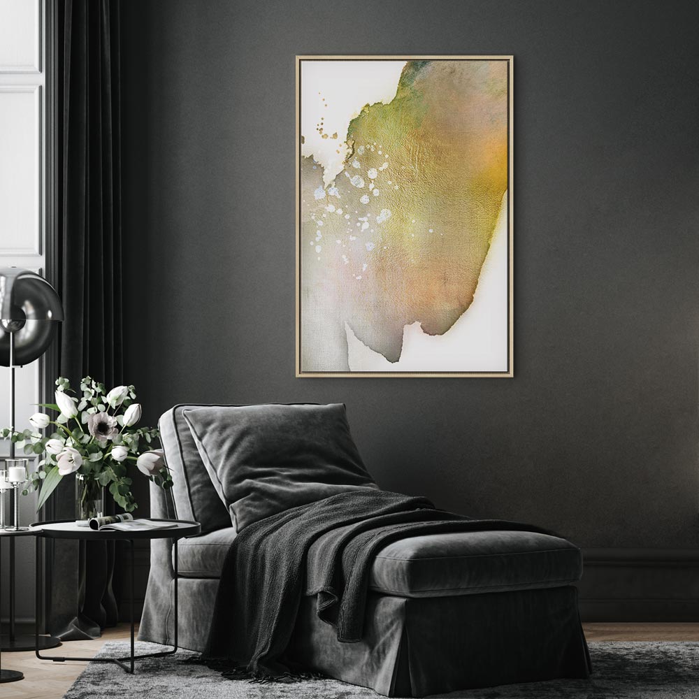 Abstract Gold Texture Canvas Print