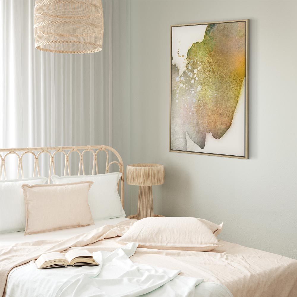 Abstract Gold Texture Canvas Print