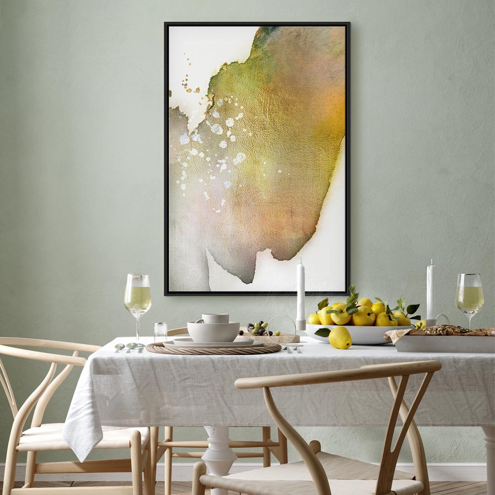 Abstract Gold Texture Canvas Print