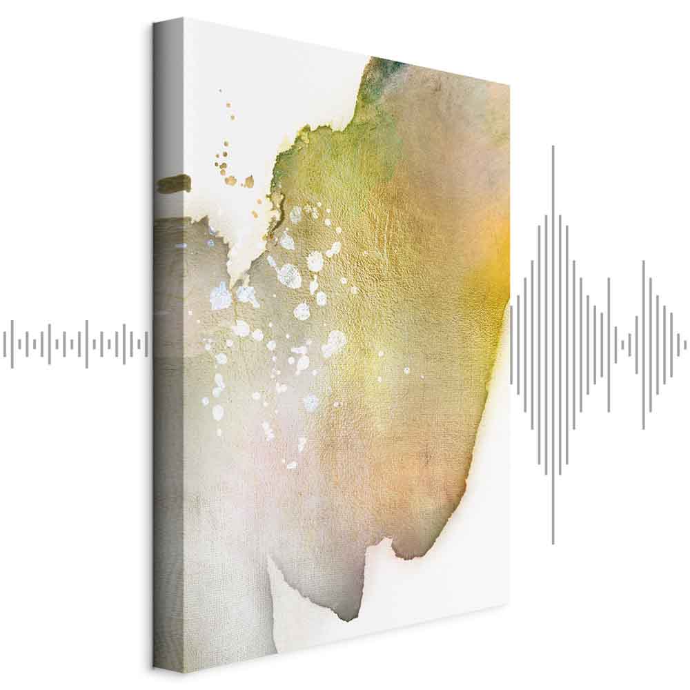 Abstract Gold Texture Canvas Print