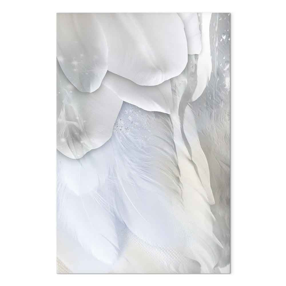 Abstract Floral Vertical Canvas Print