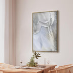 Abstract Floral Vertical Canvas Print