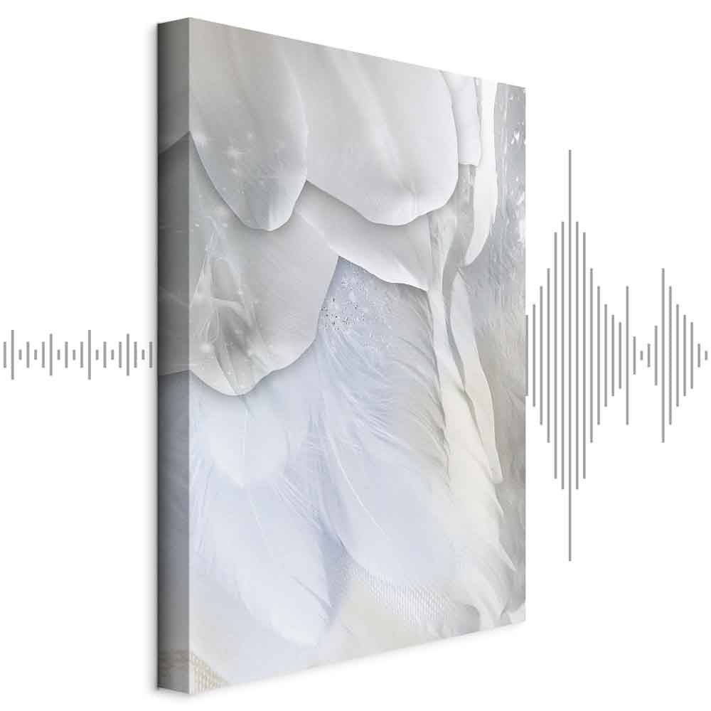 Abstract Floral Vertical Canvas Print