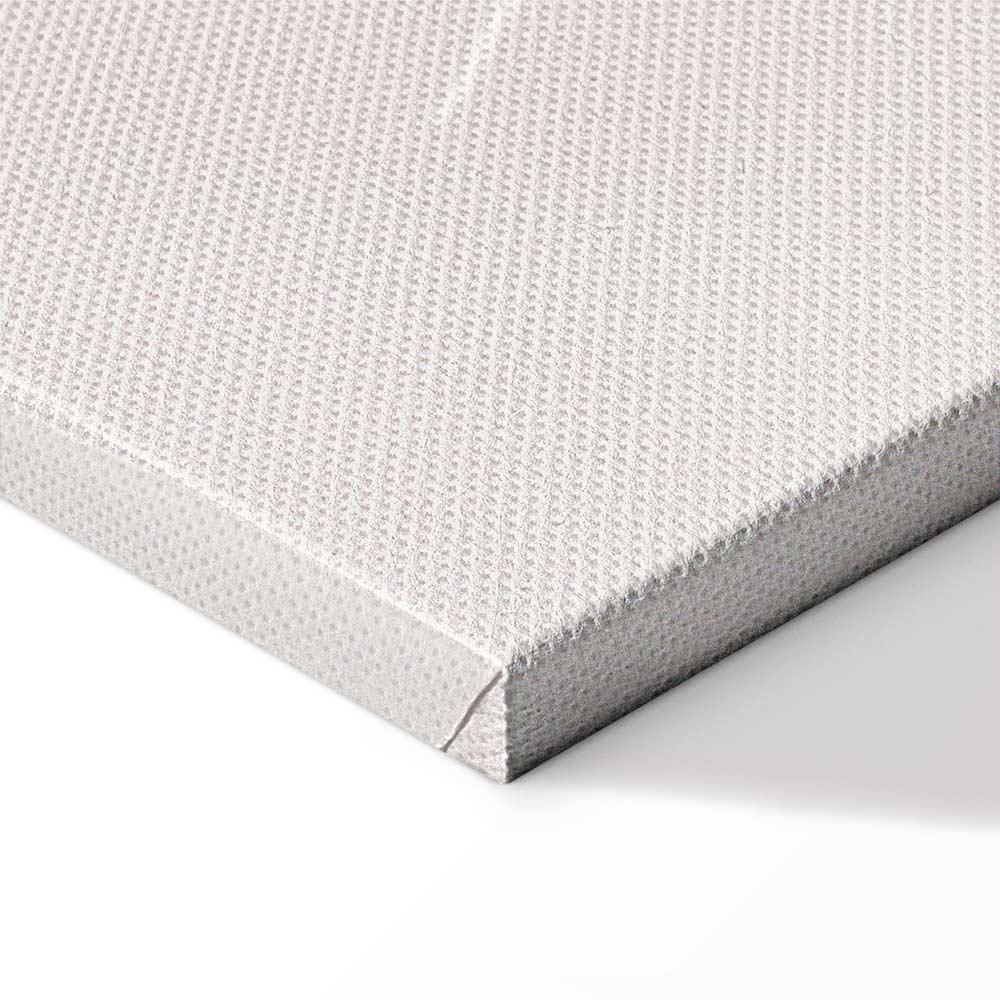 Abstract Beige Silhouette Canvas Print