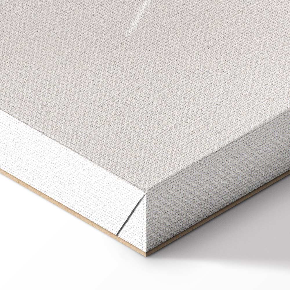 Abstract Beige Silhouette Canvas Print