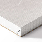 Abstract Beige Silhouette Canvas Print