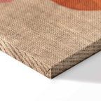 Black Stone Texture Abstract Canvas Print