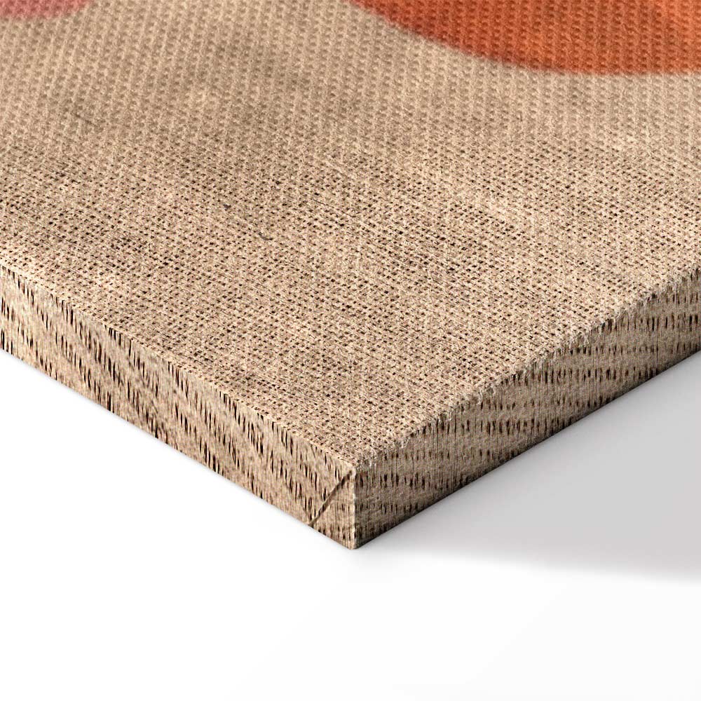 Black Stone Texture Abstract Canvas Print